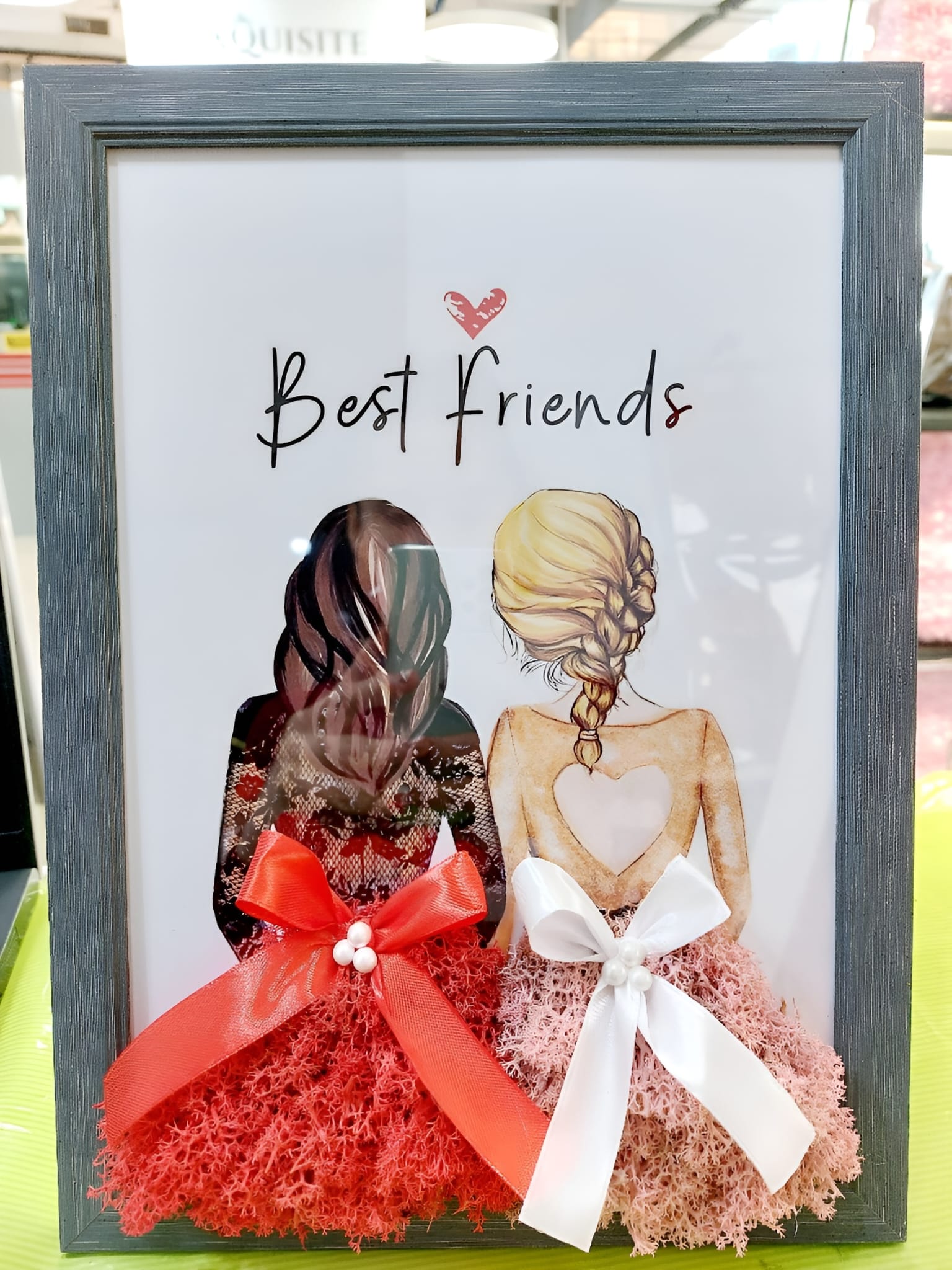 Best Friend Gift, Moss Art for Best Friends, Moss Decoration, Gifts for  every occasion